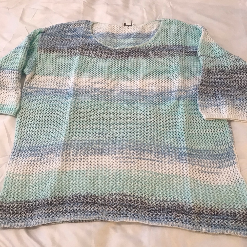 Pure J. Jill Beachcomber Pullover Sweater L Petite